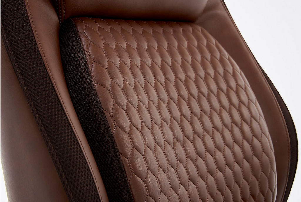 Shaquille O'Neal™ Zethus Ergonomic Bonded Leather High-Back Executive Office Chair, Brown