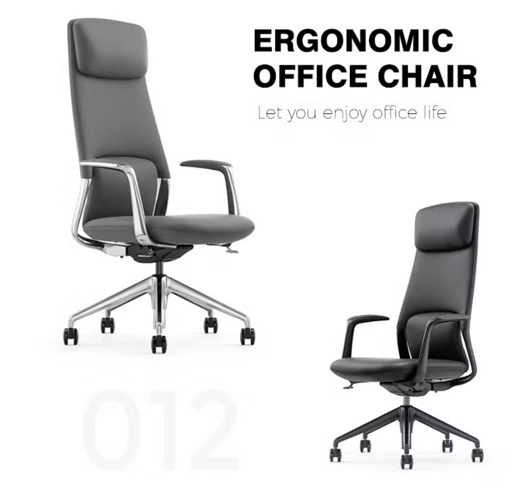 High Back Comfortable Ergonomic Multifunctional Custom Swivel Leather Computer Office Executive Chair
