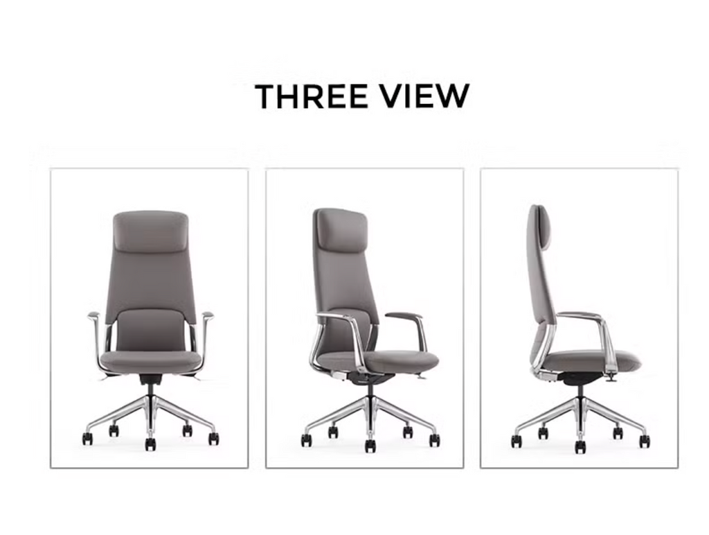 High Back Comfortable Ergonomic Multifunctional Custom Swivel Leather Computer Office Executive Chair