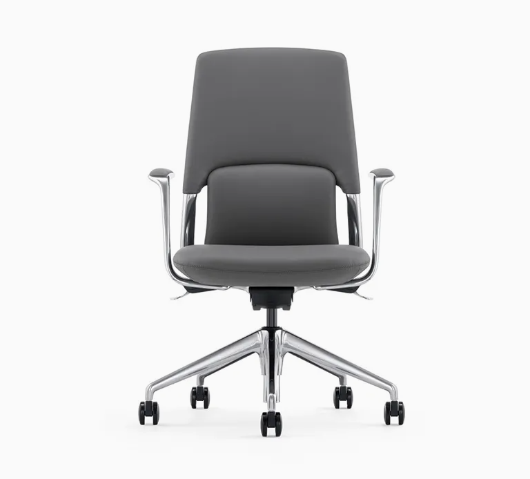 Luxury MID Back Boss Executive Chairman Office Chair Swivel Ergonomic Leather Office Executive Chair