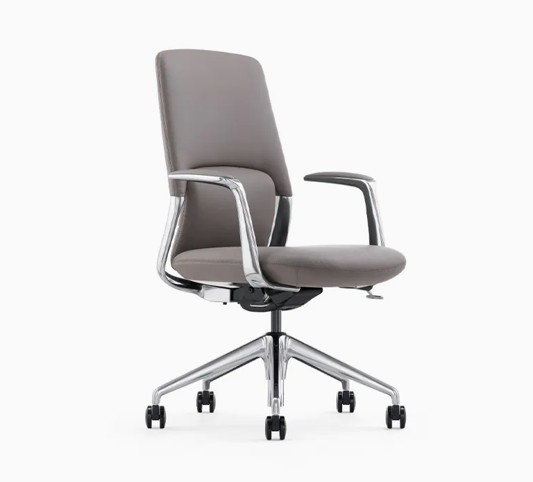 Luxury MID Back Boss Executive Chairman Office Chair Swivel Ergonomic Leather Office Executive Chair