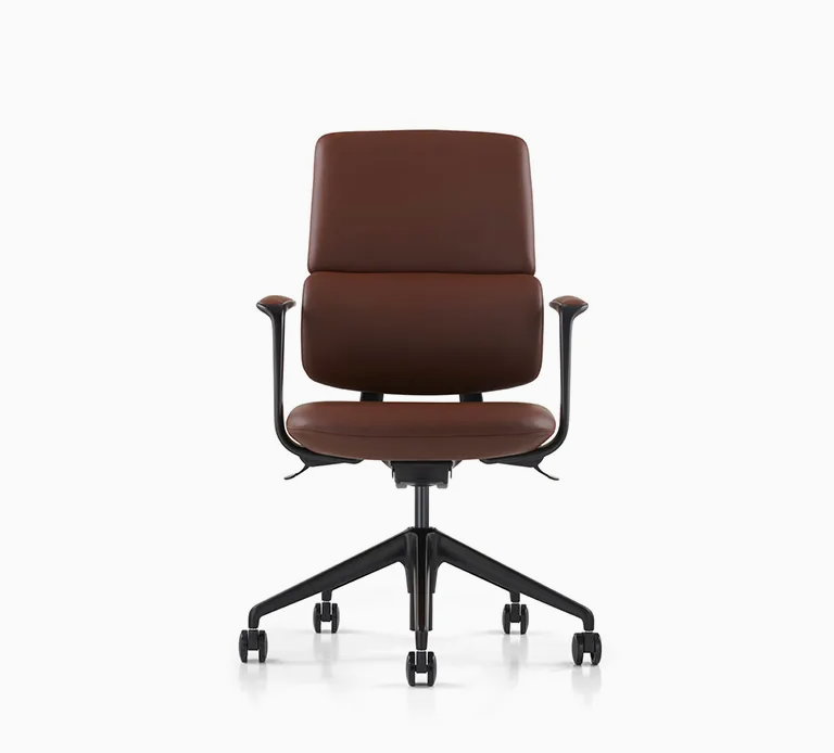 Luxury MID Back Boss Executive Chairman Office Chair Swivel Ergonomic Leather Office Executive Chair