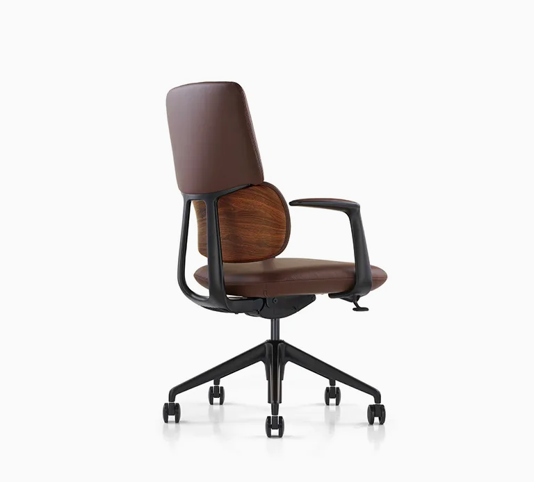Luxury MID Back Boss Executive Chairman Office Chair Swivel Ergonomic Leather Office Executive Chair