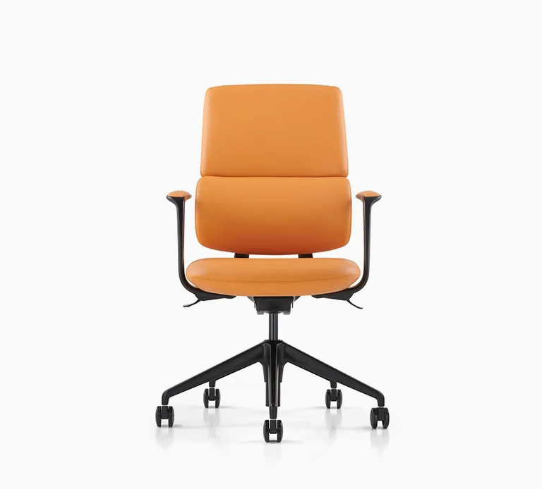 Luxury MID Back Boss Executive Chairman Office Chair Swivel Ergonomic Leather Office Executive Chair