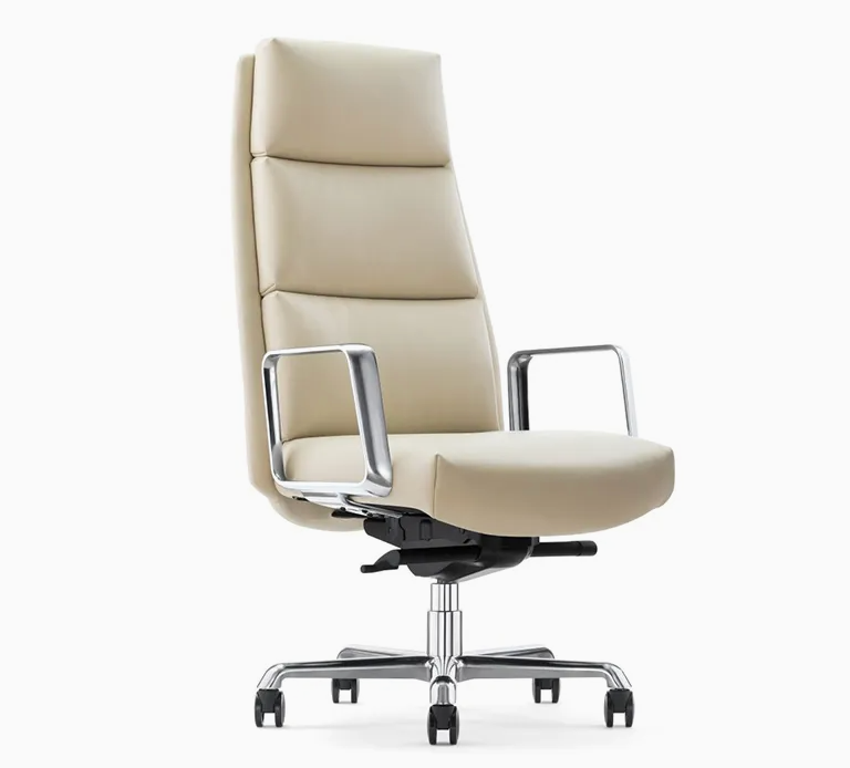 Office Furniture Quality Headrest Office Pure PU Executive Office Manager High Back Boss Executive Chair