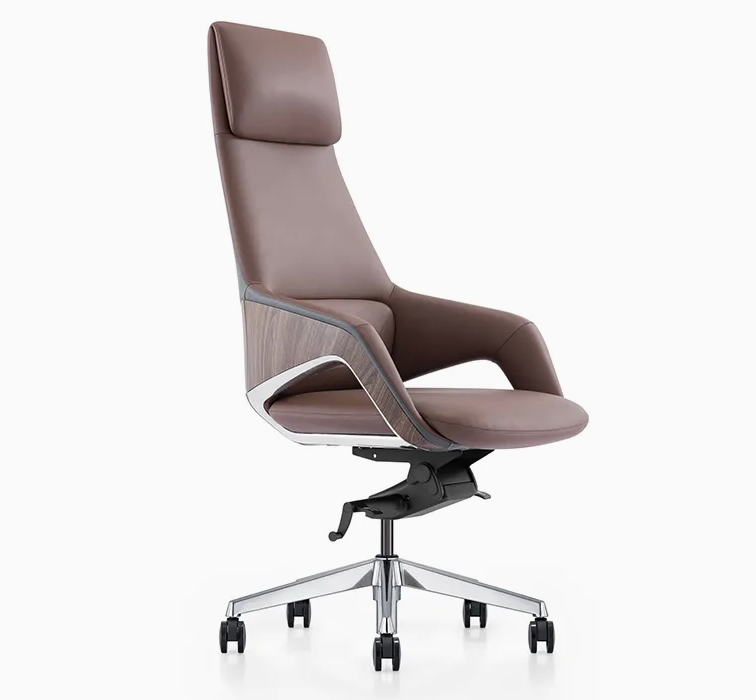 Swivel PU Leather Office Executive Rolling High Back Ergonomic Office Executive Chairs