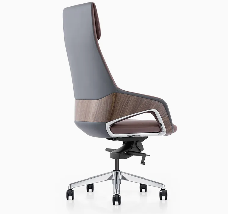 Swivel PU Leather Office Executive Rolling High Back Ergonomic Office Executive Chairs