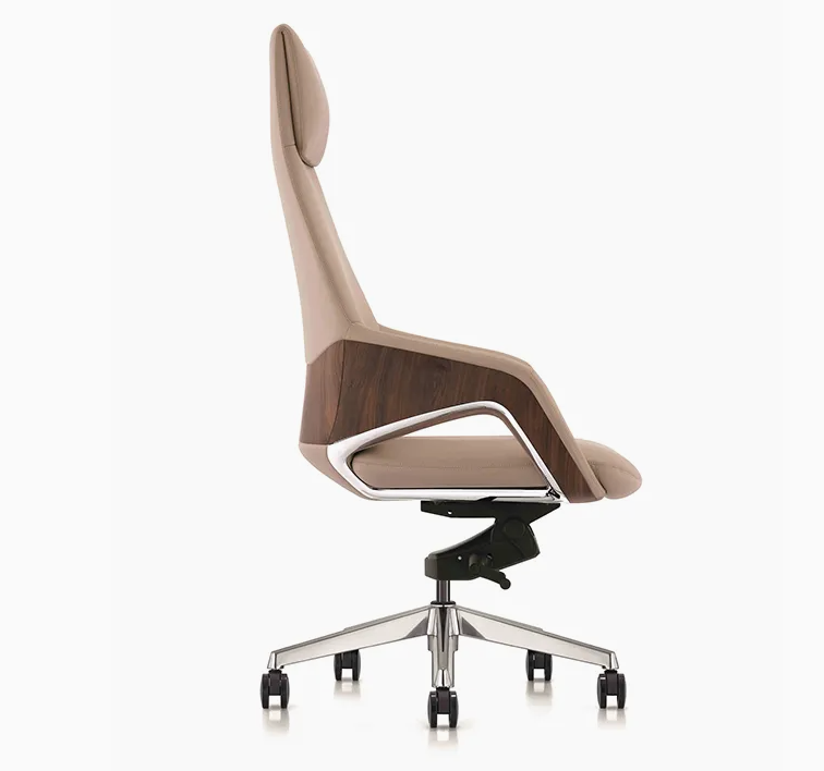 Swivel PU Leather Office Executive Rolling High Back Ergonomic Office Executive Chairs