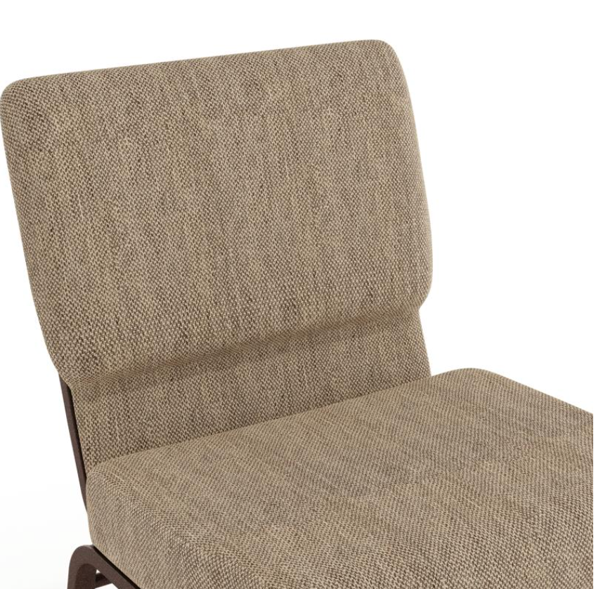 Sold In SETS of 10 Chairs. Church Chairs/Auditorium Seating | Stackable Church Seatings 21 Inch Beige Fabric Worship Cinema Auditorium Sanctuary Church Chairs with Cut-Away Back.