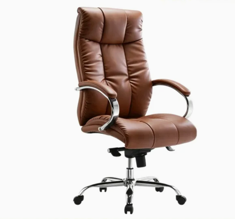 Luxury Commercial Executive Furniture High Back Manager Leather Swivel Ergonomic Computer Office Chair with Wheels