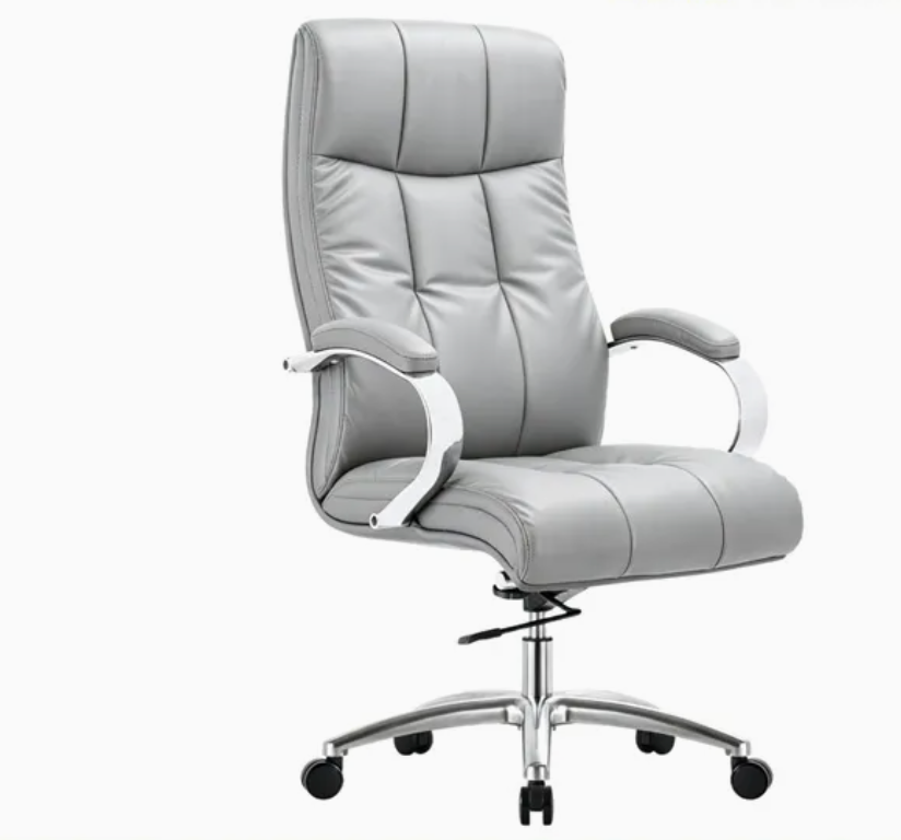 Luxury Commercial Executive Furniture High Back Manager Leather Swivel Ergonomic Computer Office Chair with Wheels