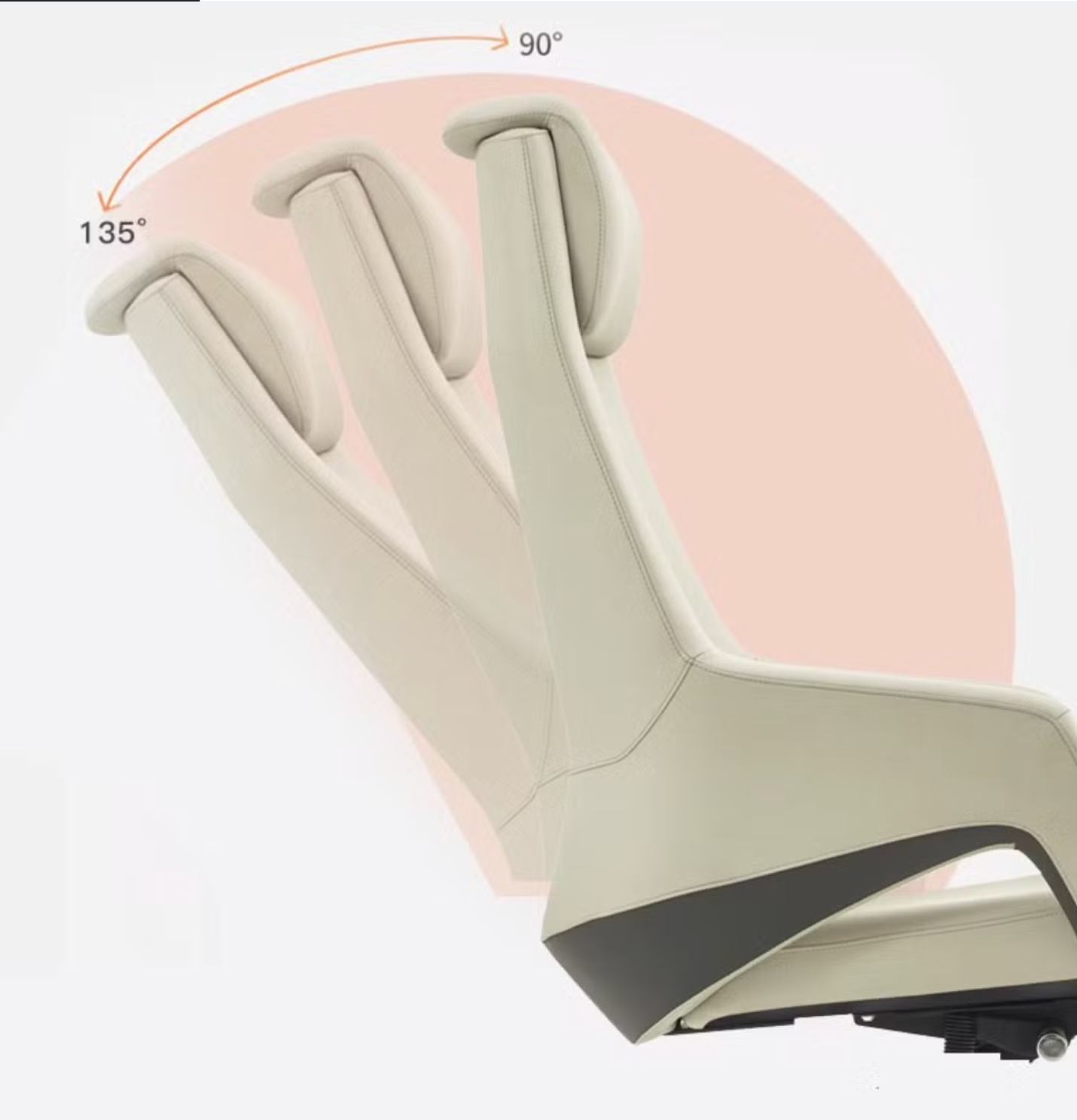 Premium White Leather Office Chair with Ergonomic Support Features For Executive Comfort