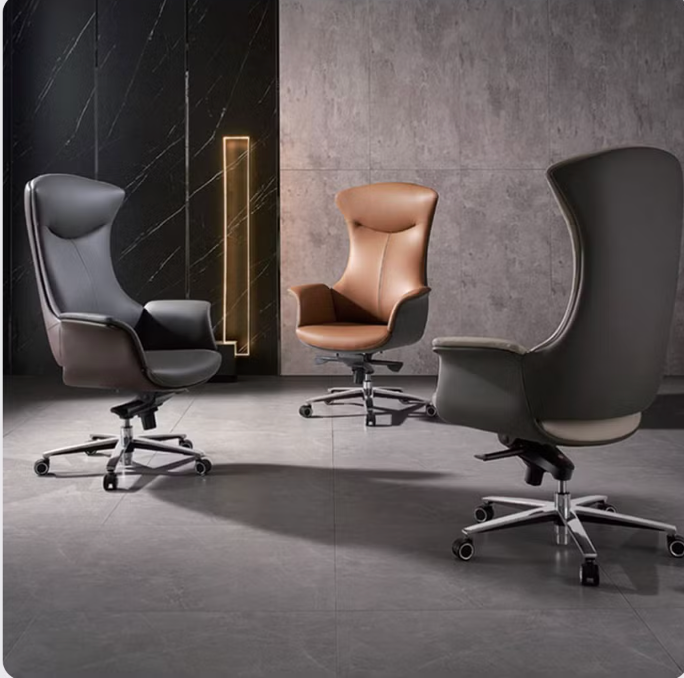 Modern Executive Swivel High Back Leather Ergonomic Boss Manager Meeting Conference Office Chair