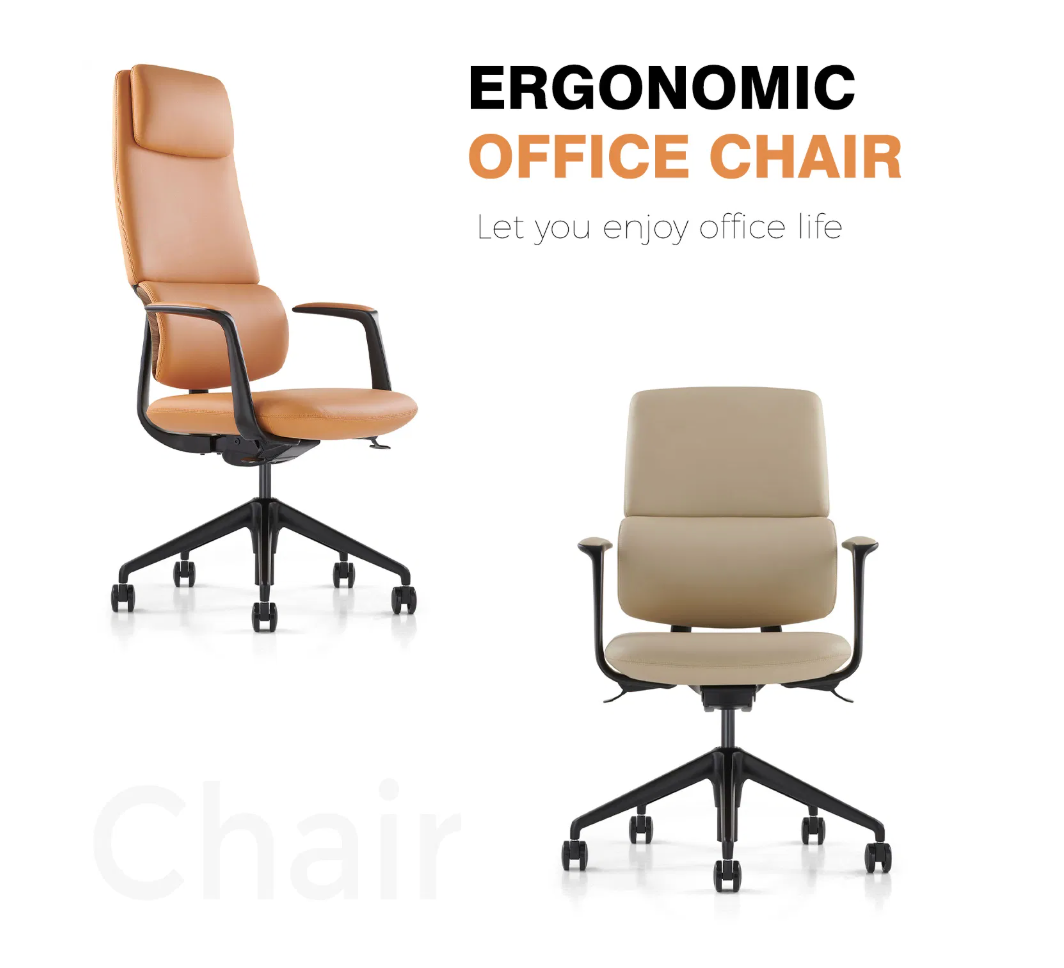 High Quality Leather Boss Executive Office Ergonomic Meeting Swivel Manager Chair
