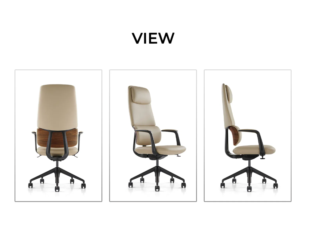 High Quality Leather Boss Executive Office Ergonomic Meeting Swivel Manager Chair