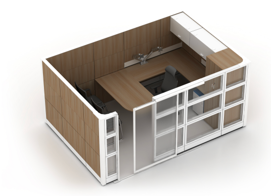 T10 Executive Wooden Office Cabin