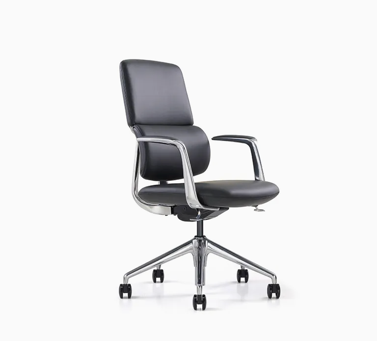 Luxury MID Back Boss Executive Chairman Office Chair Swivel Ergonomic Leather Office Executive Chair