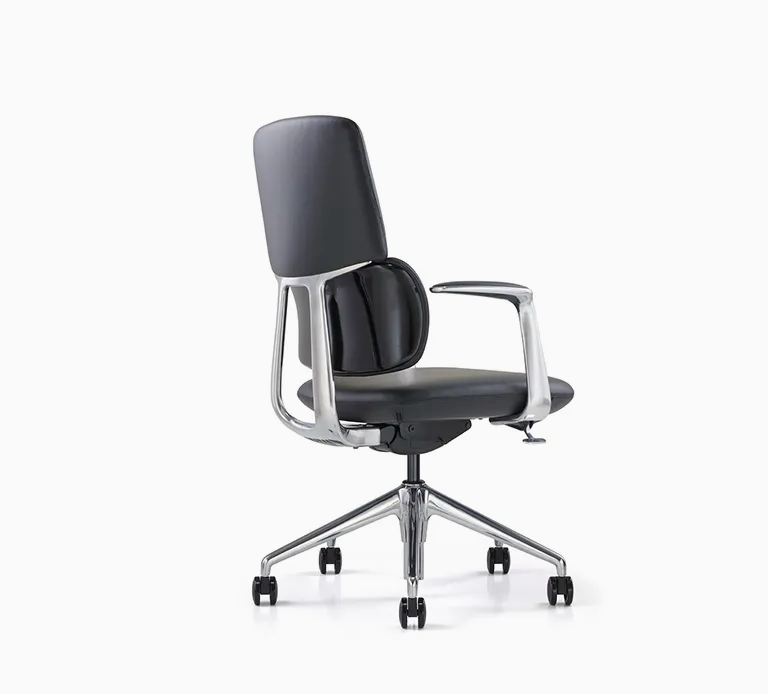 Luxury MID Back Boss Executive Chairman Office Chair Swivel Ergonomic Leather Office Executive Chair