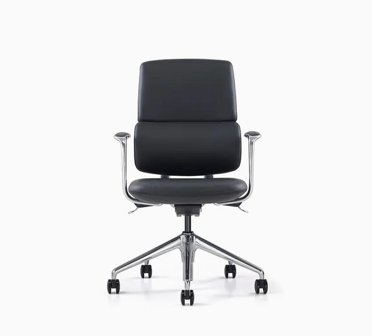 Luxury MID Back Boss Executive Chairman Office Chair Swivel Ergonomic Leather Office Executive Chair