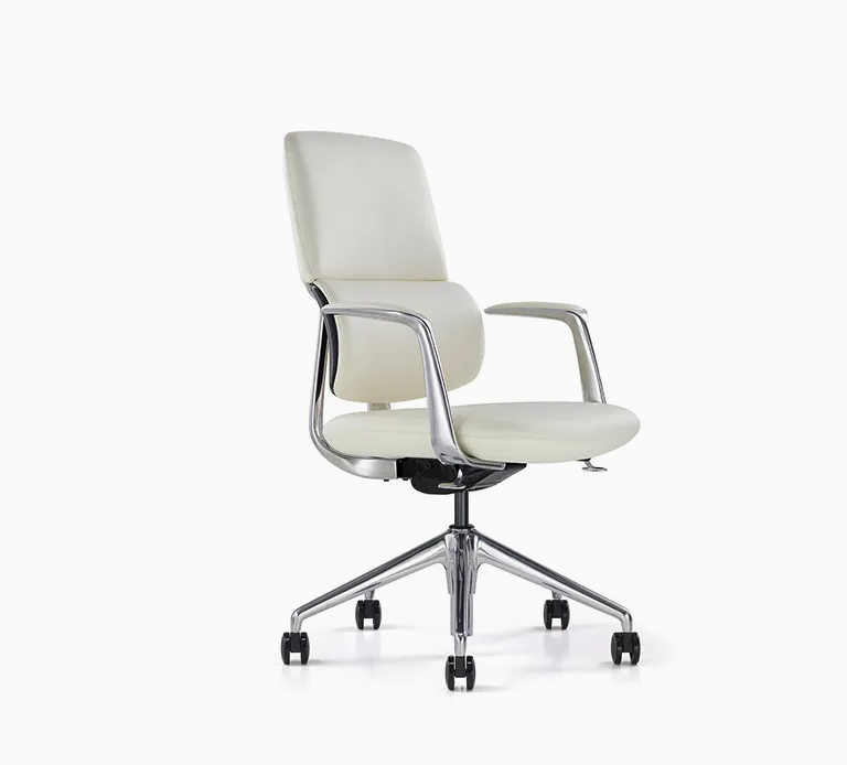 Luxury MID Back Boss Executive Chairman Office Chair Swivel Ergonomic Leather Office Executive Chair