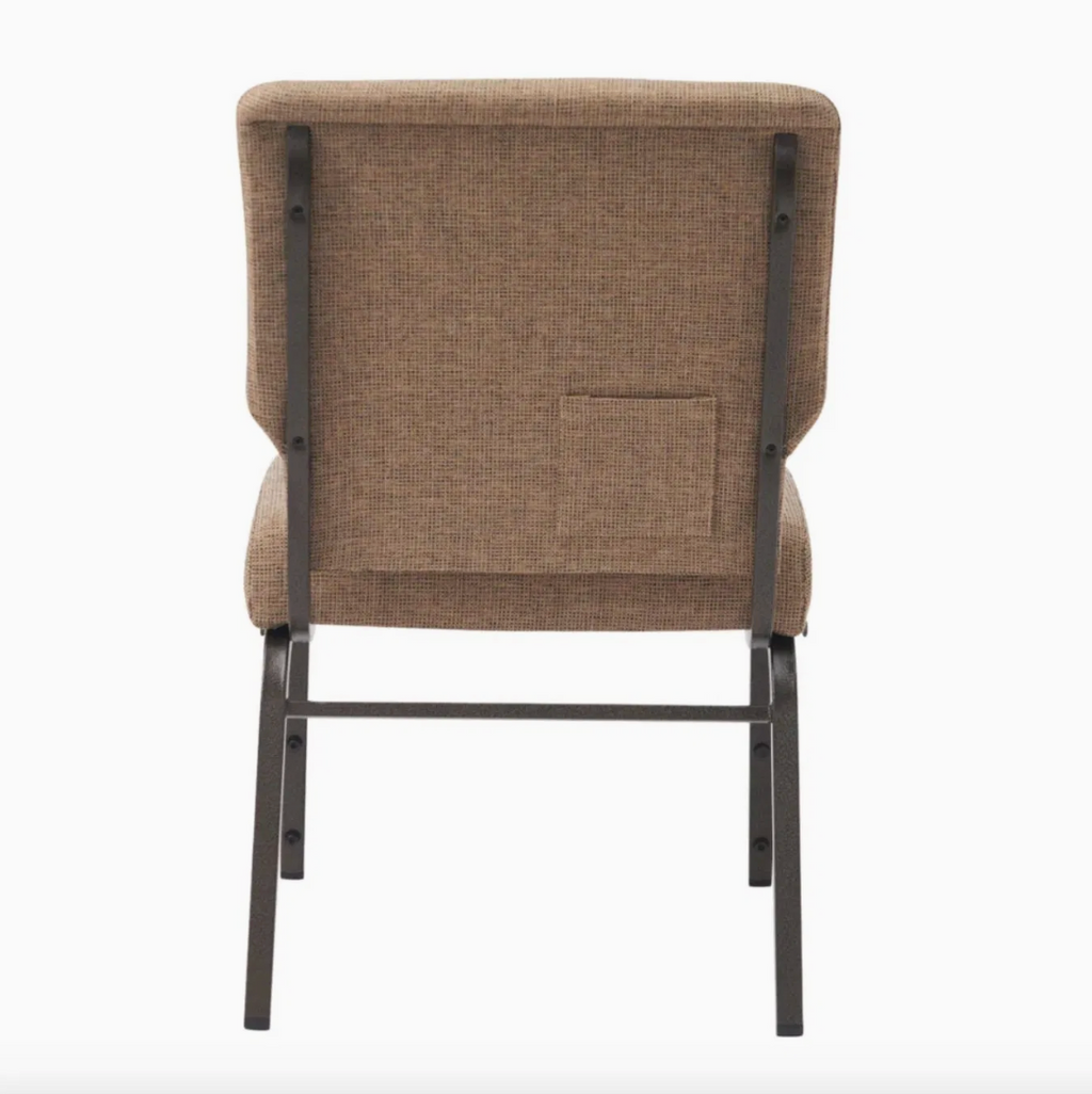 Set of 50 Church Chairs/Auditorium Seating | Stackable Church Seatings 20.5 Inch Tan Fabric Worship Cinema Auditorium Sanctuary Church Chairs with Cut-Away Back. $49 ea.
