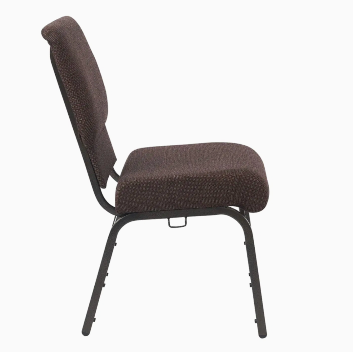 Set of 50 Church Chairs/Auditorium Seating | Stackable Church Seatings 20.5 Inch Brown Fabric Worship Cinema Auditorium Sanctuary Church Chairs with Cut-Away Back. $49 ea.