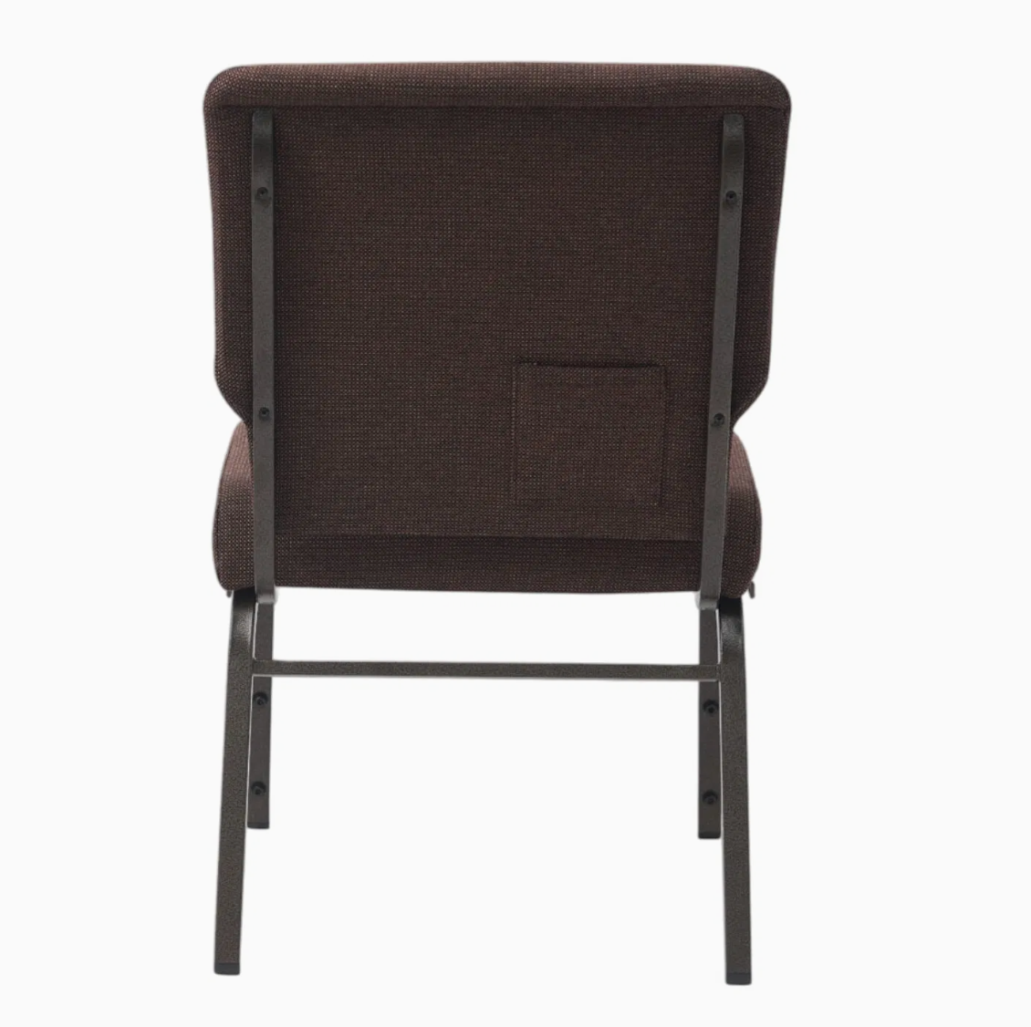 Set of 50 Church Chairs/Auditorium Seating | Stackable Church Seatings 20.5 Inch Brown Fabric Worship Cinema Auditorium Sanctuary Church Chairs with Cut-Away Back. $49 ea.