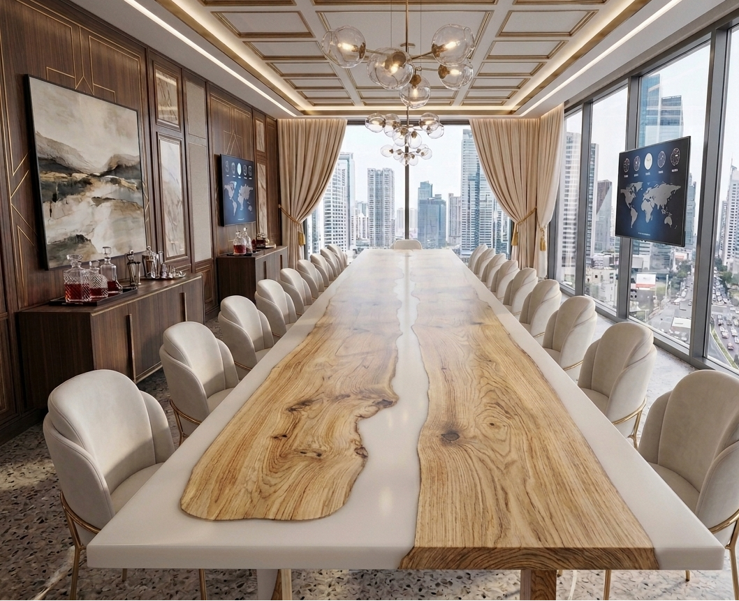 20ft Epoxy River Table